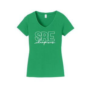 Sandbrock Ranch Spirit Wear-Womens Fan Favorite V-Neck Tee On-Demand SRE Signature