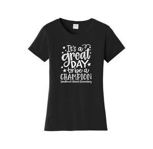 Sandbrock Ranch Spirit Wear-Womens Fan Favorite Tee On-Demand Great Day