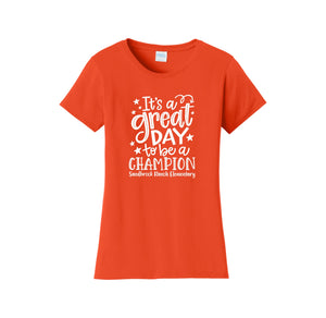 Sandbrock Ranch Spirit Wear-Womens Fan Favorite Tee On-Demand Great Day