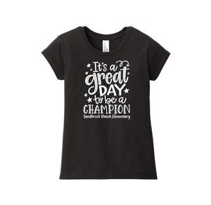 Sandbrock Ranch Spirit Wear-Girls Youth Premium Tee On-Demand Great Day