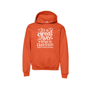 Sandbrock Ranch Spirit Wear-Youth Unisex Hoodie On-Demand Great Day