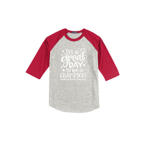 Sandbrock Ranch Spirit Wear-Youth Unisex Baseball Tee On-Demand Great Day