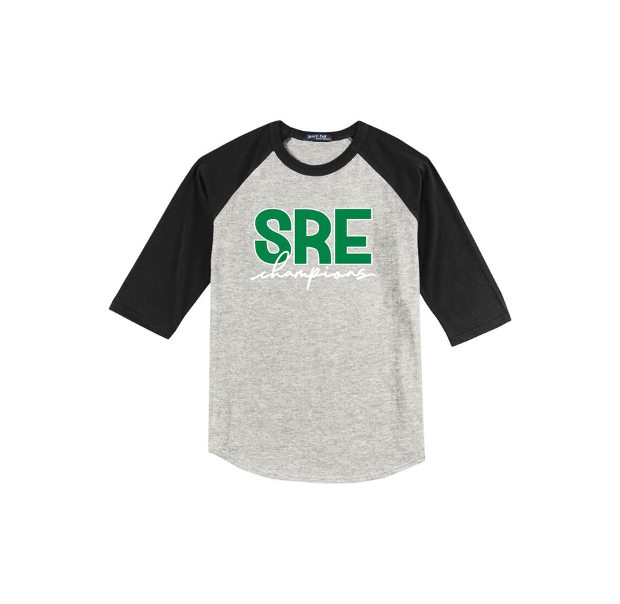 Sandbrock Ranch Spirit Wear-Youth Unisex Baseball Tee On-Demand SRE Signature