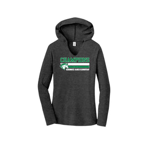 Sandbrock Ranch Spirit Wear-Womens Premium Perfect Tri Long Sleeve Hoodie On-Demand Champion Vintage