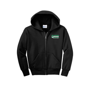 Sandbrock Ranch Spirit Wear-Youth Unisex Full-Zip Hooded Sweatshirt On-Demand Champion Vintage