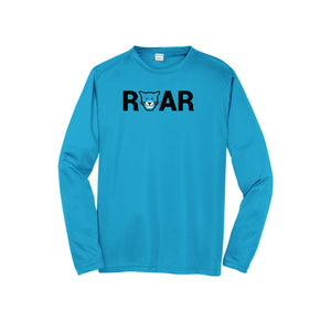 WAES-Adult Unisex Dri-Fit Long Sleeve Tee On-Demand Roar Logo