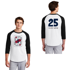 Dublin HS-Adult Unisex Baseball Tee MOM