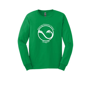 Delaveaga Elementary-Adult Unisex Long Sleeve Tee On-Demand Circle