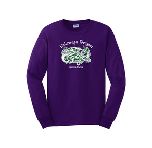 Delaveaga Elementary-Adult Unisex Long Sleeve Tee On-Demand Dragon