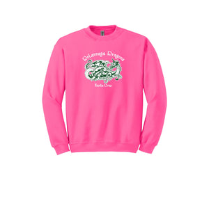 Delaveaga Elementary-Adult Unisex Crewneck Sweatshirt On-Demand Dragon