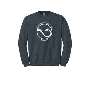 Delaveaga Elementary-Adult Unisex Crewneck Sweatshirt On-Demand Circle