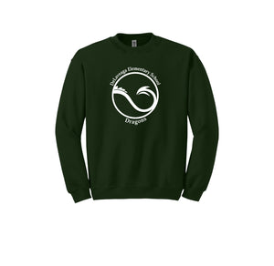 Delaveaga Elementary-Adult Unisex Crewneck Sweatshirt On-Demand Circle