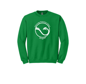 Delaveaga Elementary-Adult Unisex Crewneck Sweatshirt On-Demand Circle