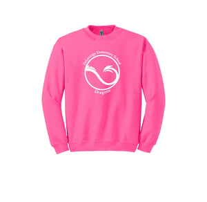 Delaveaga Elementary-Adult Unisex Crewneck Sweatshirt On-Demand Circle