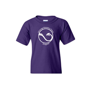 Delaveaga Elementary-Youth Unisex T-Shirt On-Demand Circle