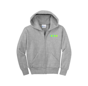 Garner Fine Arts-Youth Unisex Full-Zip Hooded Sweatshirt On-Demand