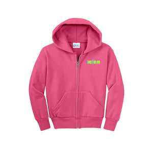 Garner Fine Arts-Youth Unisex Full-Zip Hooded Sweatshirt On-Demand