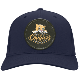 Emma C Smith Spirit Wear 2024/25 On Demand Store-CP80 Twill Cap - Circle Patch - Cougar Mascot Logo