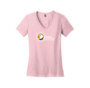 Waples Mill Elementary-District Womens Perfect Weight V-Neck Tee On-Demand