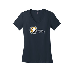 Waples Mill Elementary-District Womens Perfect Weight V-Neck Tee On-Demand