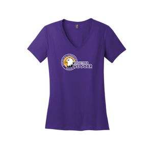 Waples Mill Elementary-District Womens Perfect Weight V-Neck Tee On-Demand