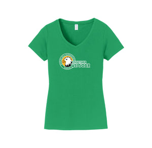 Waples Mill Elementary-Womens Fan Favorite V-Neck Tee On-Demand