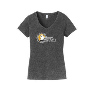 Waples Mill Elementary-Womens Fan Favorite V-Neck Tee On-Demand