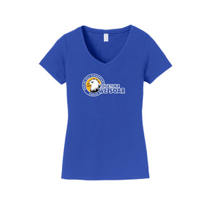 Waples Mill Elementary-Womens Fan Favorite V-Neck Tee On-Demand