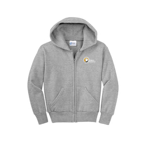 Waples Mill Elementary-Youth Unisex Full-Zip Hooded Sweatshirt On-Demand