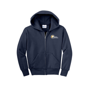 Waples Mill Elementary-Youth Unisex Full-Zip Hooded Sweatshirt On-Demand