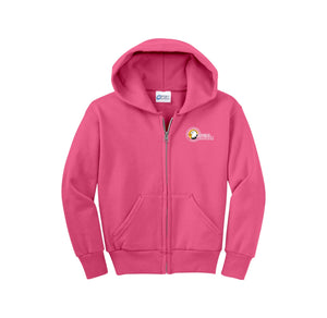 Waples Mill Elementary-Youth Unisex Full-Zip Hooded Sweatshirt On-Demand