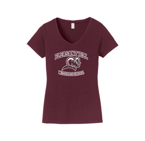 Pleasant Hill MS-Womens Fan Favorite V-Neck Tee On-Demand