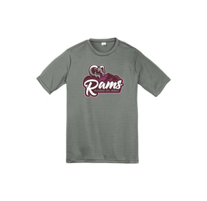 Pleasant Hill MS-Youth Unisex Dri-Fit Shirt On-Demand Rams_RAMS