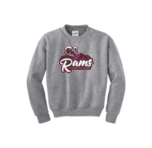 Pleasant Hill MS-Youth Unisex Crewneck Sweatshirt On-Demand Rams_RAMS