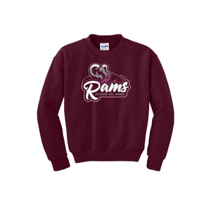 Pleasant Hill MS-Youth Unisex Crewneck Sweatshirt On-Demand Rams_RAMS