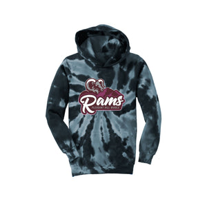 Pleasant Hill MS-Youth Unisex Tie-Dye Hoodie On-Demand Rams_RAMS