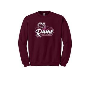 Pleasant Hill MS-Adult Unisex Crewneck Sweatshirt On-Demand Rams_RAMS