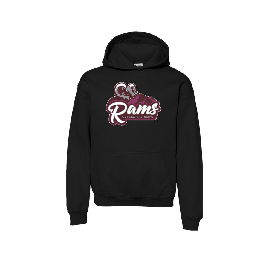 Pleasant Hill MS-Youth Unisex Hoodie On-Demand Rams_RAMS