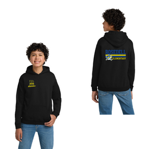 Rosedell-Youth Unisex Hoodie Front & Back Stripe