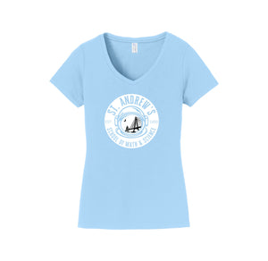 St. Andrews School of Math and Science-Womens Fan Favorite V-Neck Tee On-Demand CIRCLE