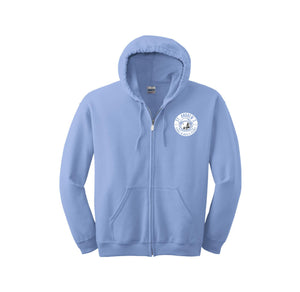 St. Andrews School of Math and Science-Adult Unisex Full-Zip Hooded Sweatshirt On-Demand CIRCLE