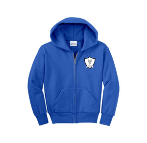 St. Andrews School of Math and Science-Youth Unisex Full-Zip Hooded Sweatshirt On-Demand NEWTON