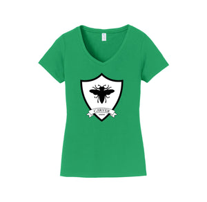 St. Andrews School of Math and Science-Womens Fan Favorite V-Neck Tee On-Demand CARVER