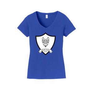 St. Andrews School of Math and Science-Womens Fan Favorite V-Neck Tee On-Demand NEWTON