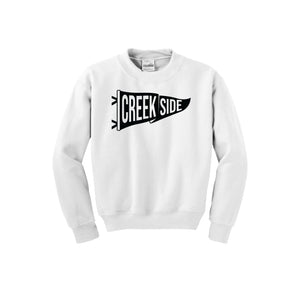 Creekside Elementary (Franklin TN) Spirit Wear-Youth Unisex Crewneck Sweatshirt On-Demand Flag