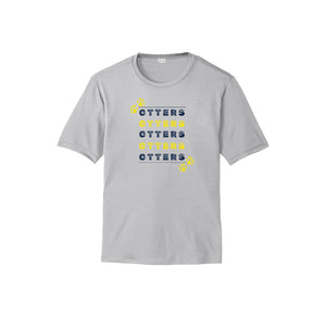 Creekside Elementary (Franklin TN) Spirit Wear-Adult Unisex Dri-Fit Shirt On-Demand Repeating Otter