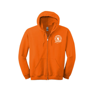 HFES On Demand-Adult Unisex Full-Zip Hooded Sweatshirt On-Demand Fox Logo