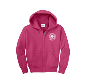 HFES On Demand-Youth Unisex Full-Zip Hooded Sweatshirt On-Demand Fox Logo