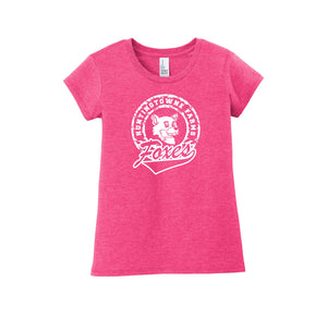 HFES On Demand-Girls Youth Premium Tee On-Demand Fox Logo