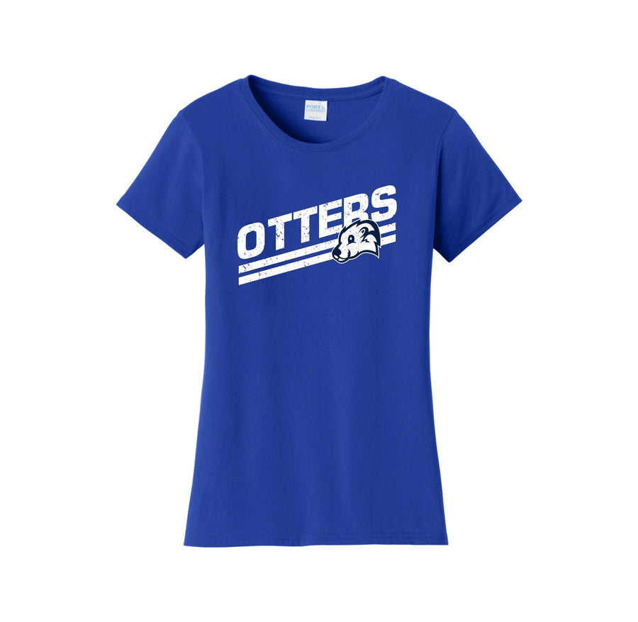 Creekside Elementary (Franklin TN) Spirit Wear-Womens Fan Favorite Tee On-Demand Stripes